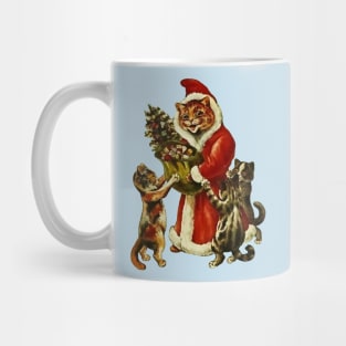 Louis Wain, Christmas Cat Santa Mug